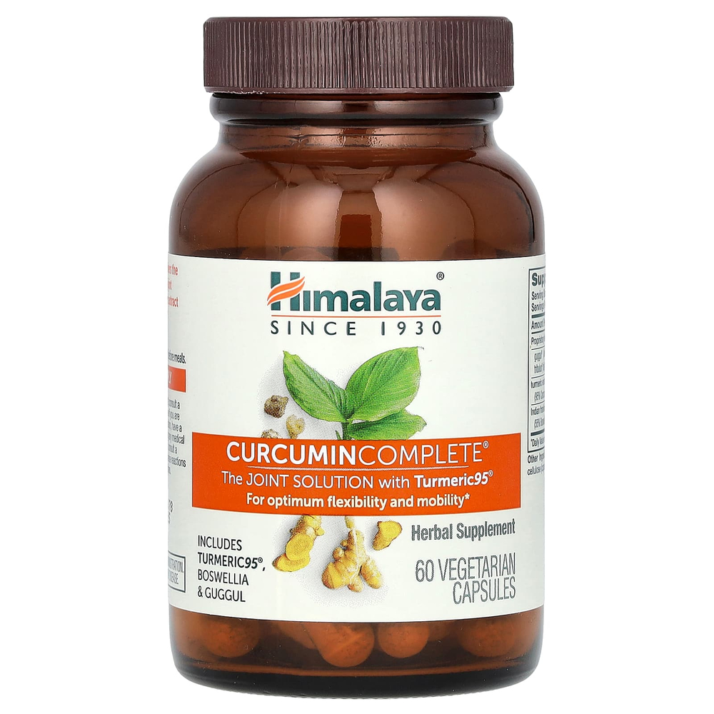 Himalaya, Curcumin Complete, Совместное решение, 60 вегетарианских капсул
