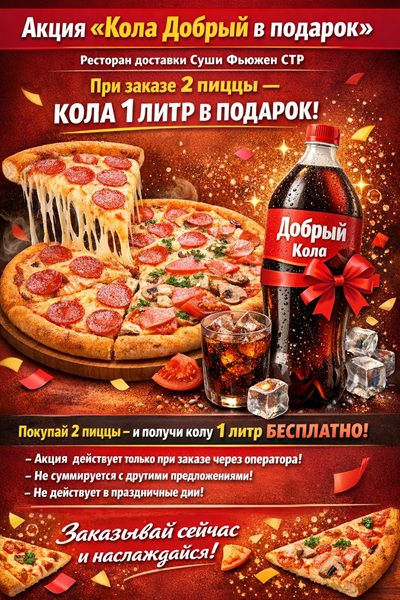 Акция «Кола в подарок»