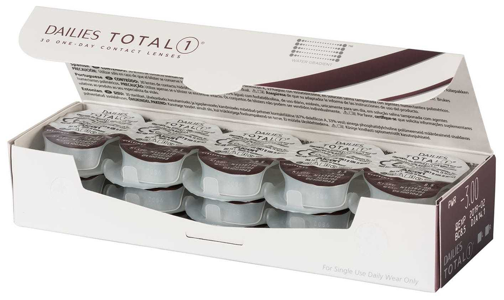 Контактные линзы Dailies Total 1 купить в интернет магазине Линзынадом24.рф