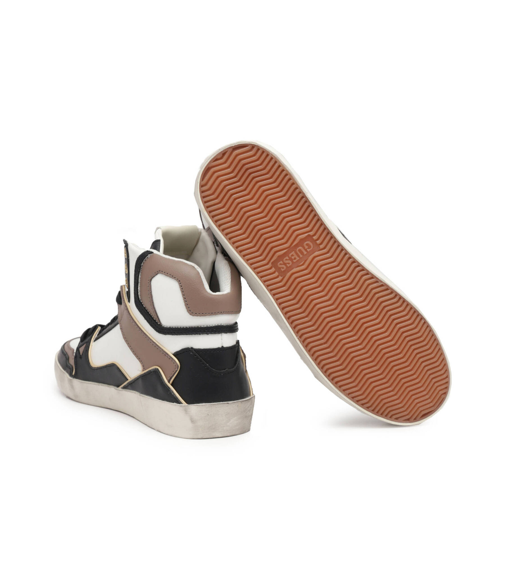 кожаные кроссовки lodi special Guess - белый(FM8LOS ELE12)