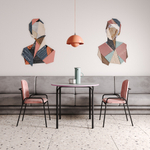 Стол обеденный ror, D90 см, черный/серый