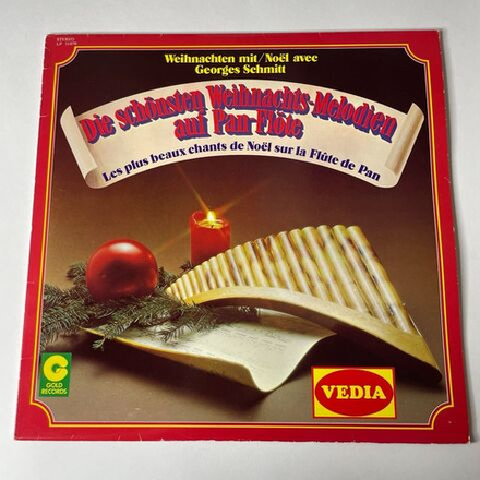 Винтажная виниловая пластинка LP Georges Schmitt Weihnachten Mit Georges Schmitt (Швейцария 1977)