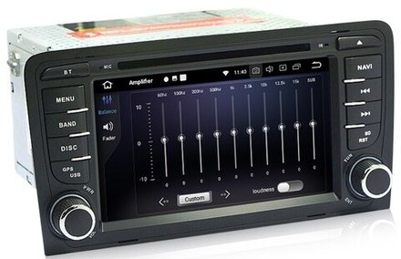 Магнитола для AUDI A3 2003-2012 - Carmedia MKD-A789-P6N на Android 11, 6-ТУРБО ядер, 4ГБ-64ГБ