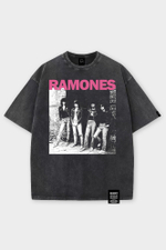 Футболка SHMOT "RAMONES" GARMENT DYE Черный