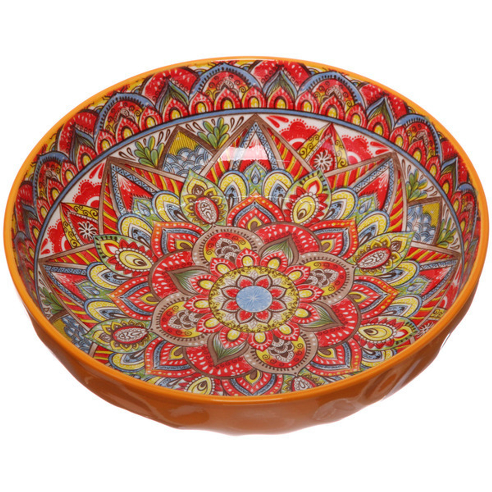 Салатник керамический «Марракеш» оранж 26*7,5см