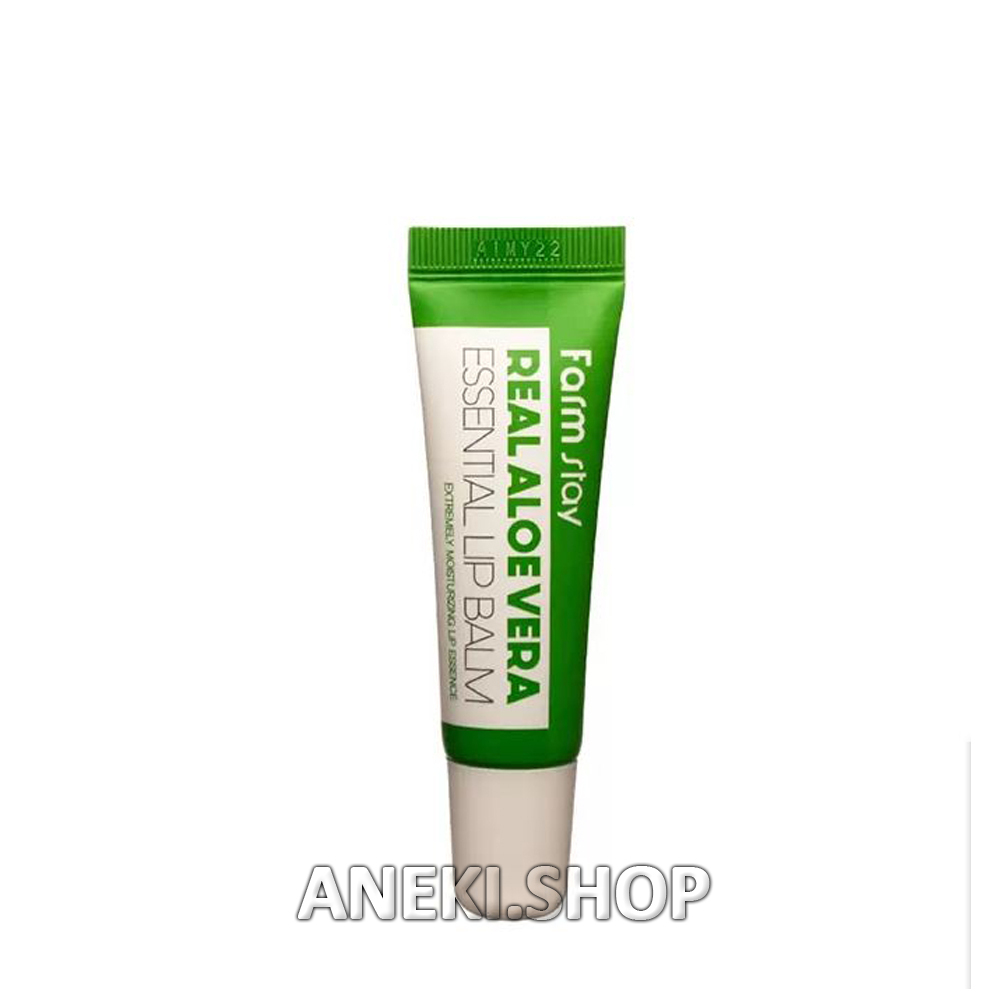 Бальзам для губ с экстрактом алоэ вера 10 г FarmStay Real Aloe Vera Essential Lip Balm
