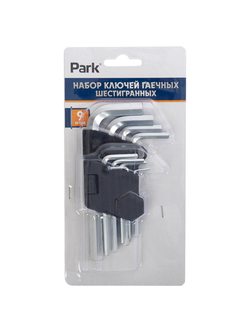 Набор ключей гаечных шестигранных Park 9 шт. 100698-SK