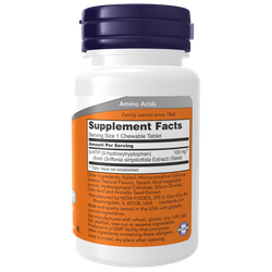 Now Foods 5-HTP 100 mg 90 Chewables , 5-Гидрокситриптофан