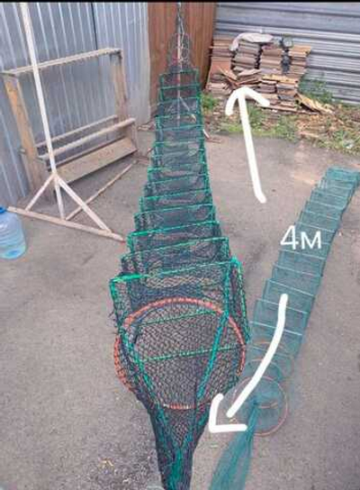 раколовка 12 входов 4 метра