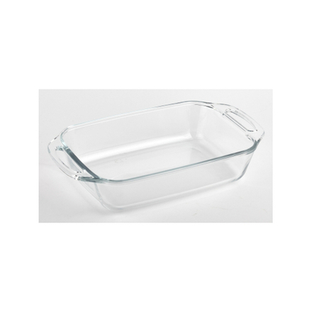 Форма для запекания Marinex 6539-1 прямоугольная глубокая стеклянная с ручками 3,5 л 37.1 x 22.9 x 7 cм