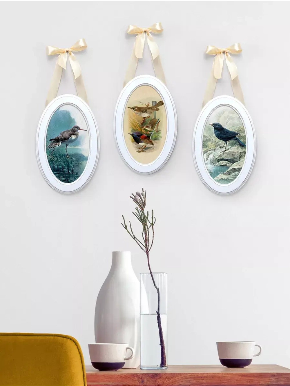 Панно на стену для интерьера 3 шт 28,5*18,5 см