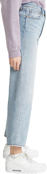 Джинсы Levis Levi's Original RIBCAGE STRAIGHT ANKLE MIDDLE ROAD голубой