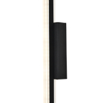 Настенный светодиодный светильник 15Вт, 1145лм, 4000K, Ra>80, металл/акрил, черный