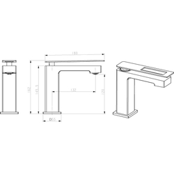 Смеситель для раковины Boheme Q 141-GB