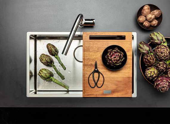 Мойка Falmec COMO 70 CM INOX (FLUSH/TOPMOUNT)