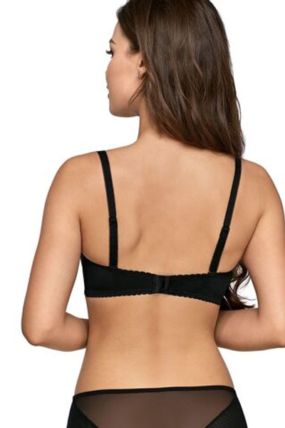 Пуш-ап бюстгальтер с дополнительными боковыми поддержками (Размер: 65E) (Цвет: черный)