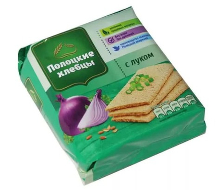 Хлебцы "Полоцкие" с луком 55г. Витебскхлебпром