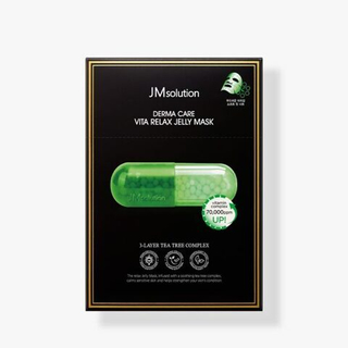 Тканевая маска с чайным деревом и желирующей эссенцией JMSOLUTION Derma Care Vita Relax Jelly Mask