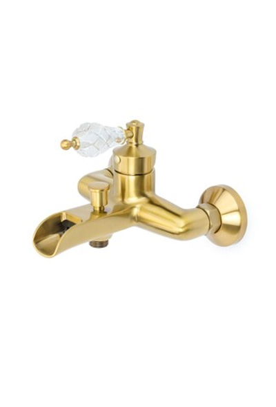 Смеситель для ванны VOGUE CRYSTAL, бронза_Комплект