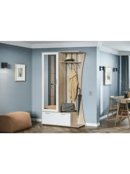 Прихожая с зеркалом комплект мебели 115х36,5х200 см