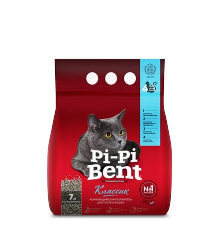 PI-PI BENT Наполнитель комкующийся Classic 7 л