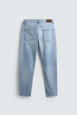 ZARA ДЖИНСЫ SLIM FIT БАЗОВЫЕ, ГОЛУБОЙ