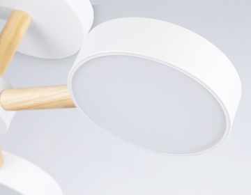 Подвесной светодиодный светильник с пультом 40W 3000K-6400K FL4821/3 WH белый Comfort LineTech Ambrella