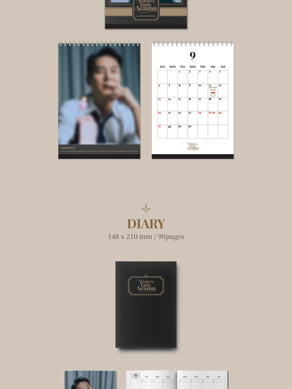 товары JANG MINHO - MINHO'S TASTY SEASON 2026 Season's Greetings