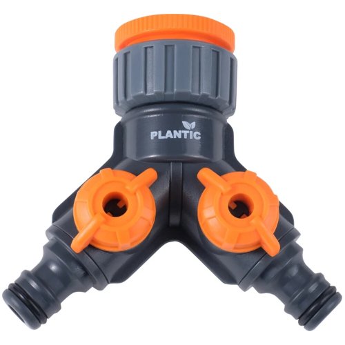 Штуцер для крана Plantic Light 1/2"-3/4 -1" два канала   39383-01