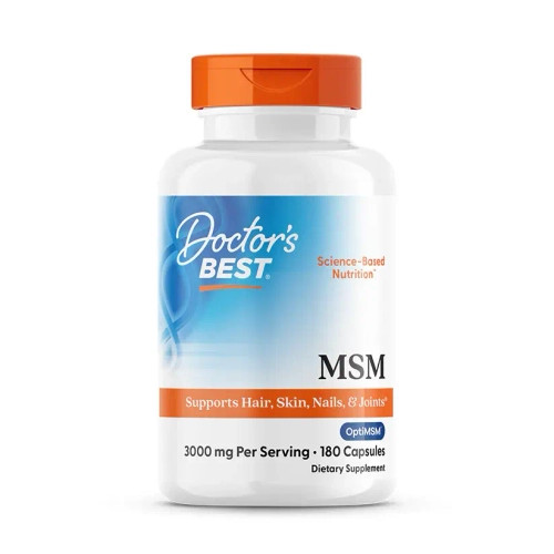 MSM с OptiMSM, 3000 мг на порцию 180 капсул Doctors Best