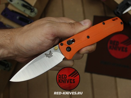 Нож Benchmade 535 Bugout G10 A+++ - оранж рук., сатин клинок RK/Н48