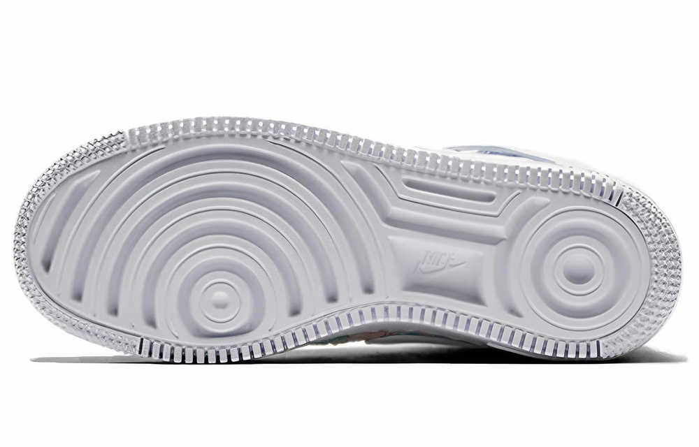 Кроссовки Nike Air Force 1 Upstep Lx "Sequin Fabric" (Женская размерная сетка)
