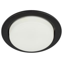 Встраиваемый светильник под лампу GX53 ЭРА KL70 SBK черный матовый