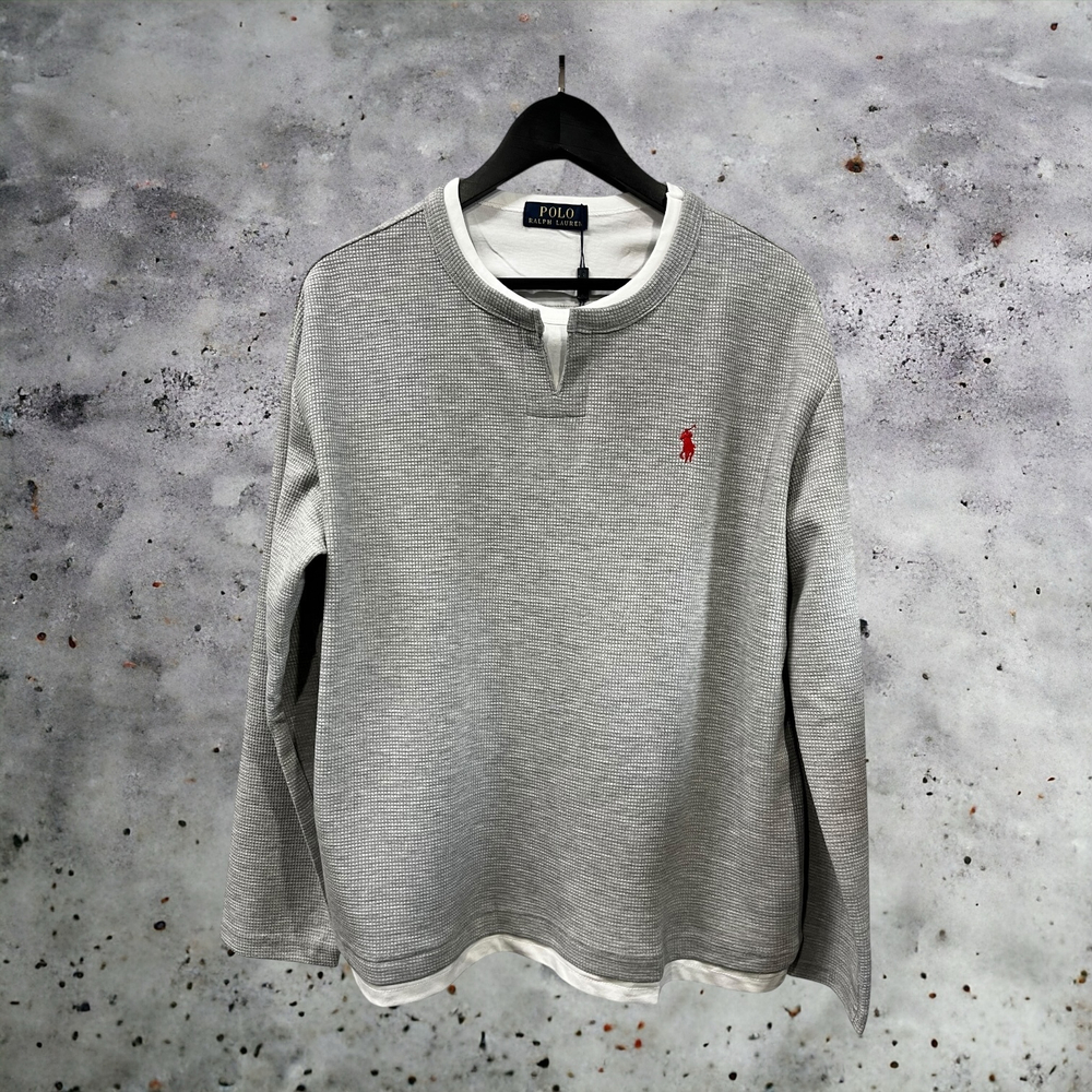 Лонгслив Ralph Lauren #1 • Серый