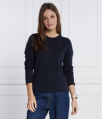 Хлопковый свитер soft c-nk Tommy Hilfiger - темно-синий(WW0WW40264)