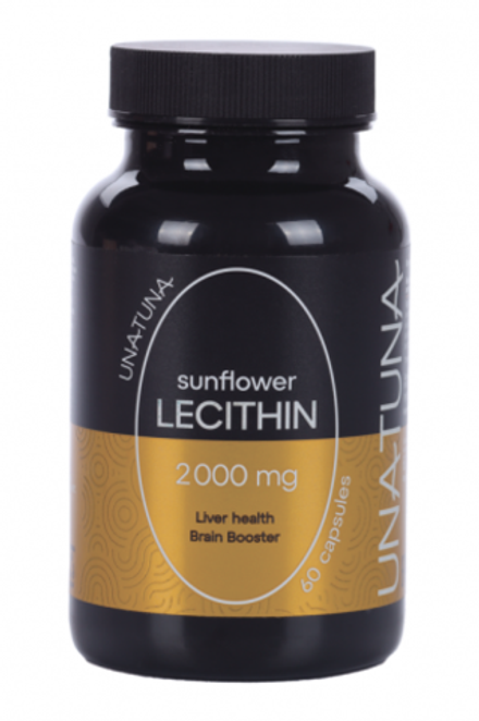 UNATUNA Лецитин 2000 мг, 60 капсул