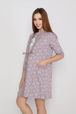 Пижама женская сорочка+халат КЖ 0223