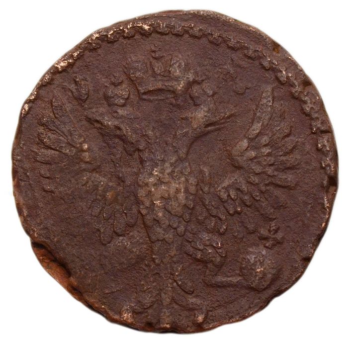 Денга 1748 Елизавета Петровна VF-XF