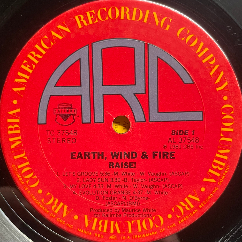 Earth, Wind & Fire ‎– Raise! (США 1981г.)