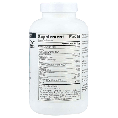 Source Naturals, Daily Essential Enzymes®, 240 вегетарианских капсул