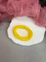 Шнур для плетения браслетов 0,6 мм, Желтый (5 м)