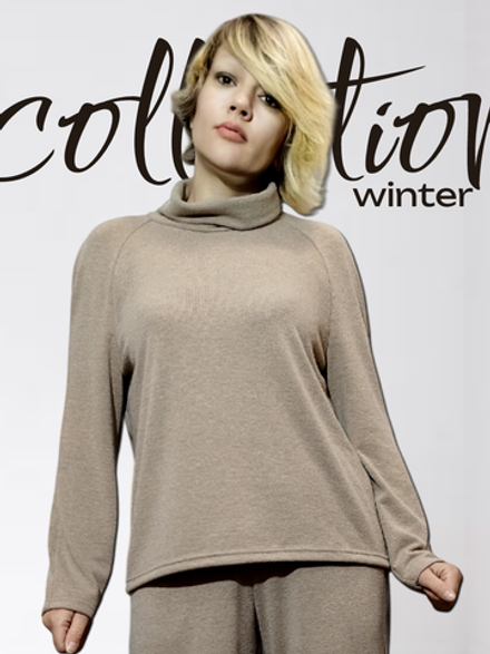 24321 Джемпер женский ангора капучино (50)