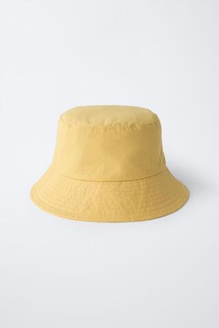 ZARA Х BENSIMON ® ПАНАМА ИЗ ХЛОПКА, ГОРЧИЧНЫЙ