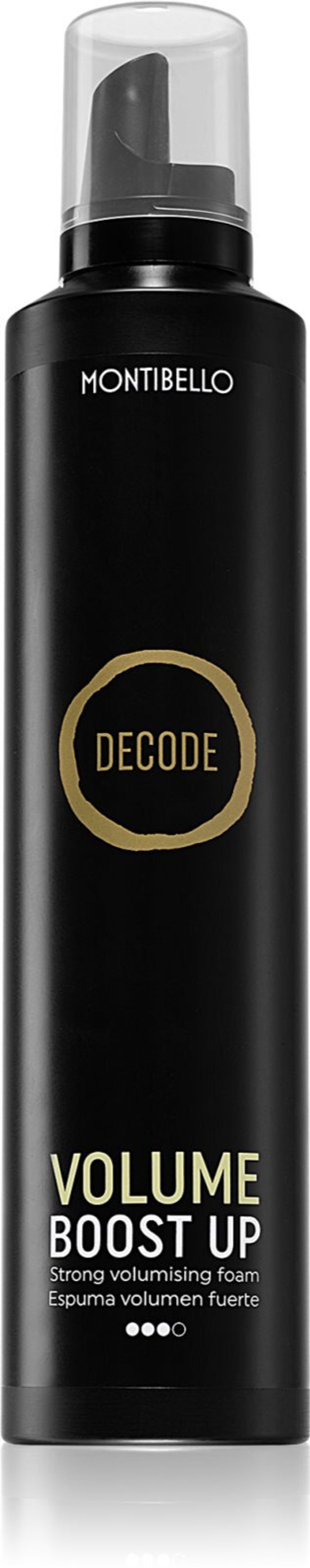 Montibello Decode Volume Boost Up - очень сильный мусс для укладки /   300  ml  / GTIN 8429525415120