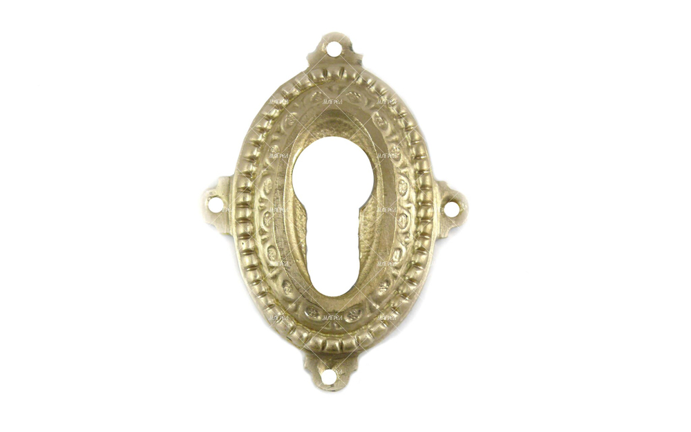 Ключевина латунная Ампир матовая латунь старинная