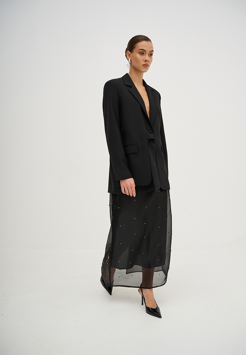 Пиджак асимметричный