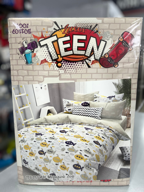 КПБ Поплин Тинейджер "Luxor" диз. № Морской бой