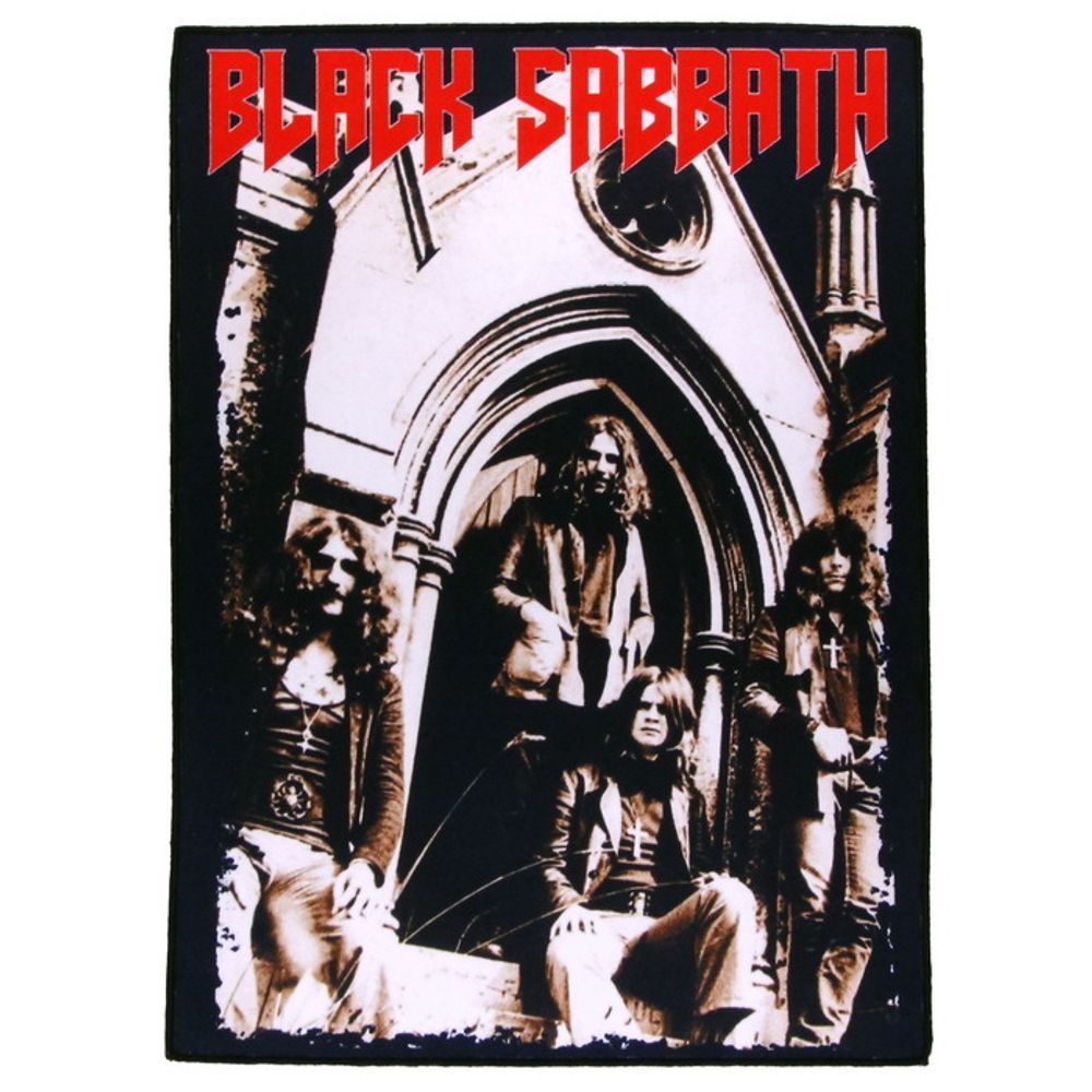 Нашивка спиновая Black Sabbath группа (253)