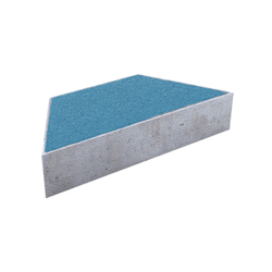 Тротуарная плитка ТРАПЕЦИЯ - Гранит Синий