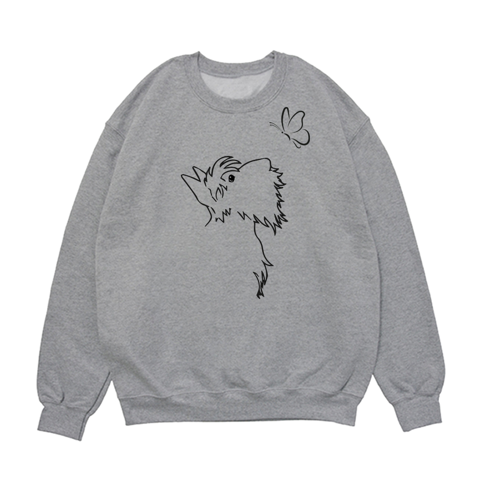 Свитшот "Скотч с бабочкой"